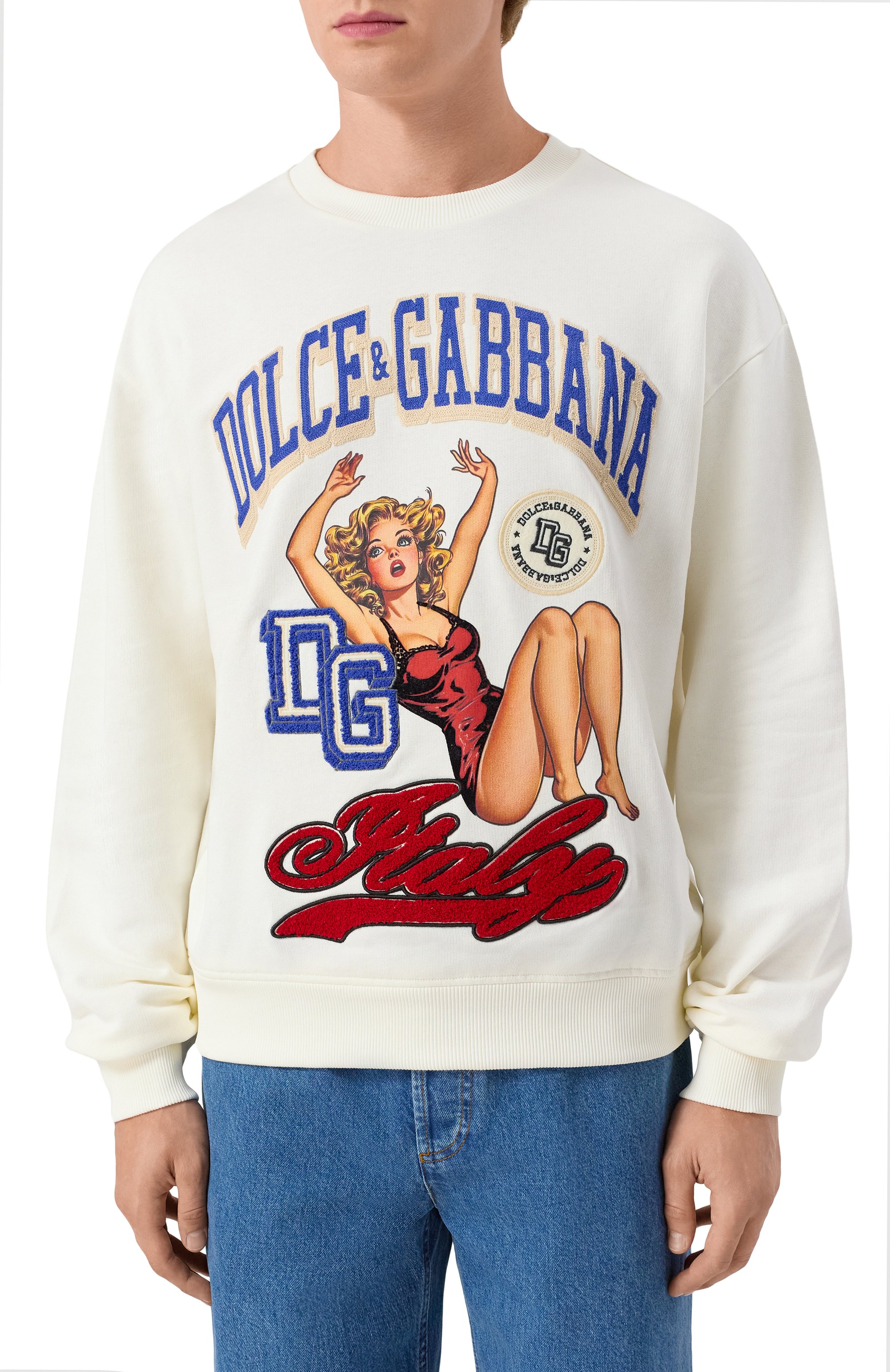 Хлопковый свитшот DOLCE & GABBANA, арт. G9AHSZ/G7PHH, фото 3