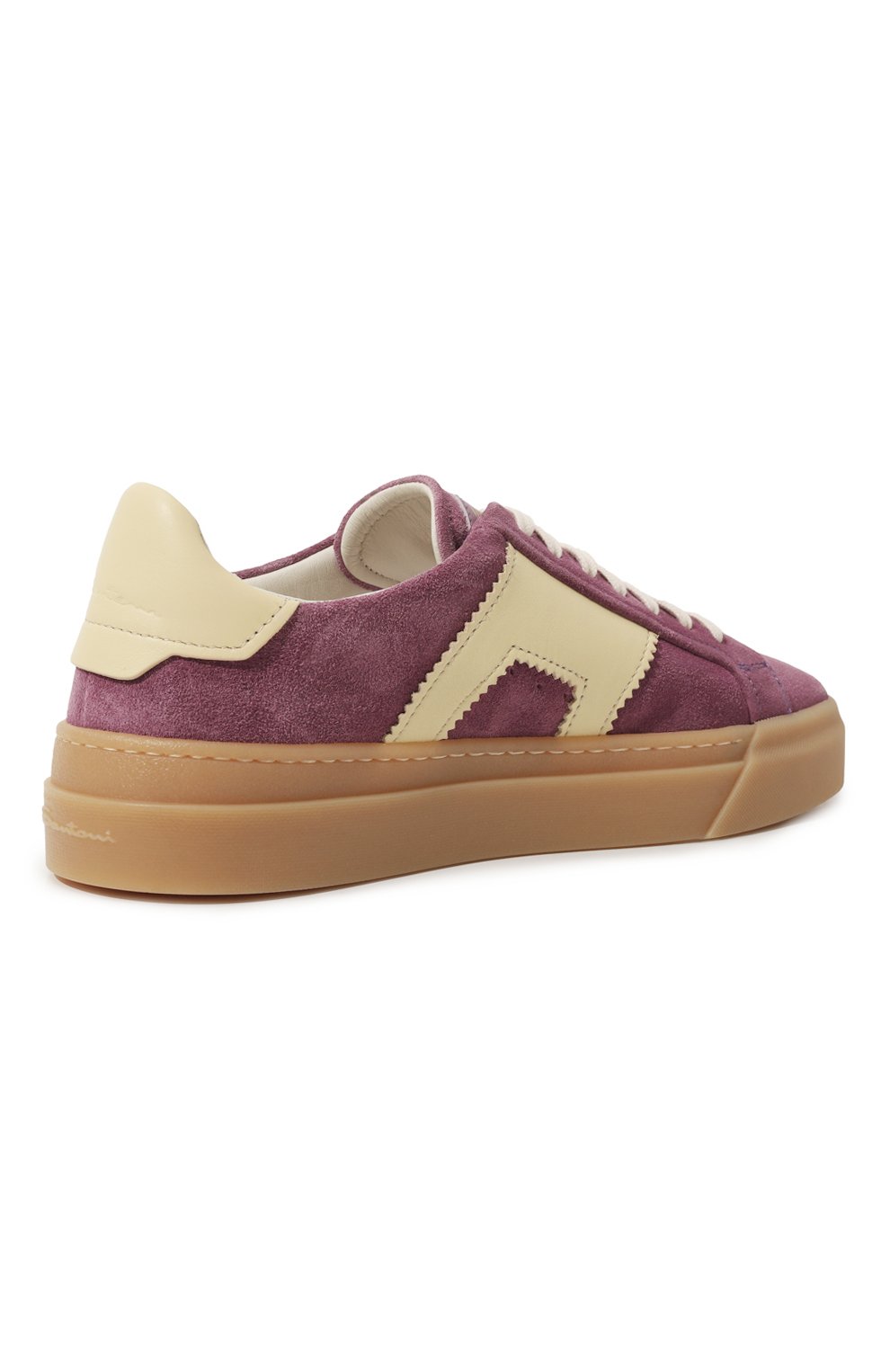 Замшевые кеды SANTONI, арт. WBGT61127FARGTW9, фото 5