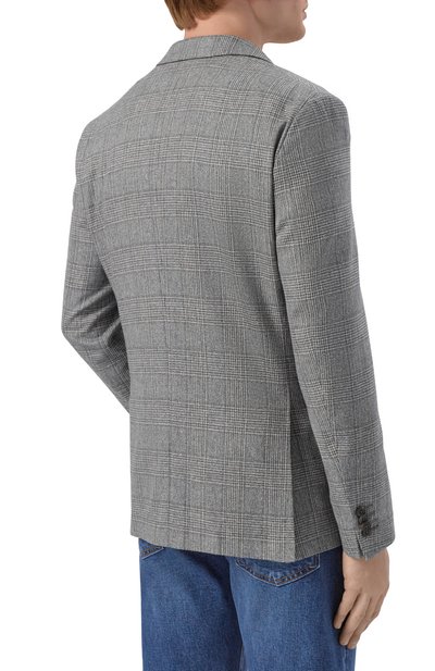 Пиджак из шелка и шерсти CORNELIANI серого цвета по цене 129500 руб., арт. 27X002/2716215, фото 4 Пиджак из шелка и шерсти CORNELIANI, арт. 27X002/2716215, фото 4