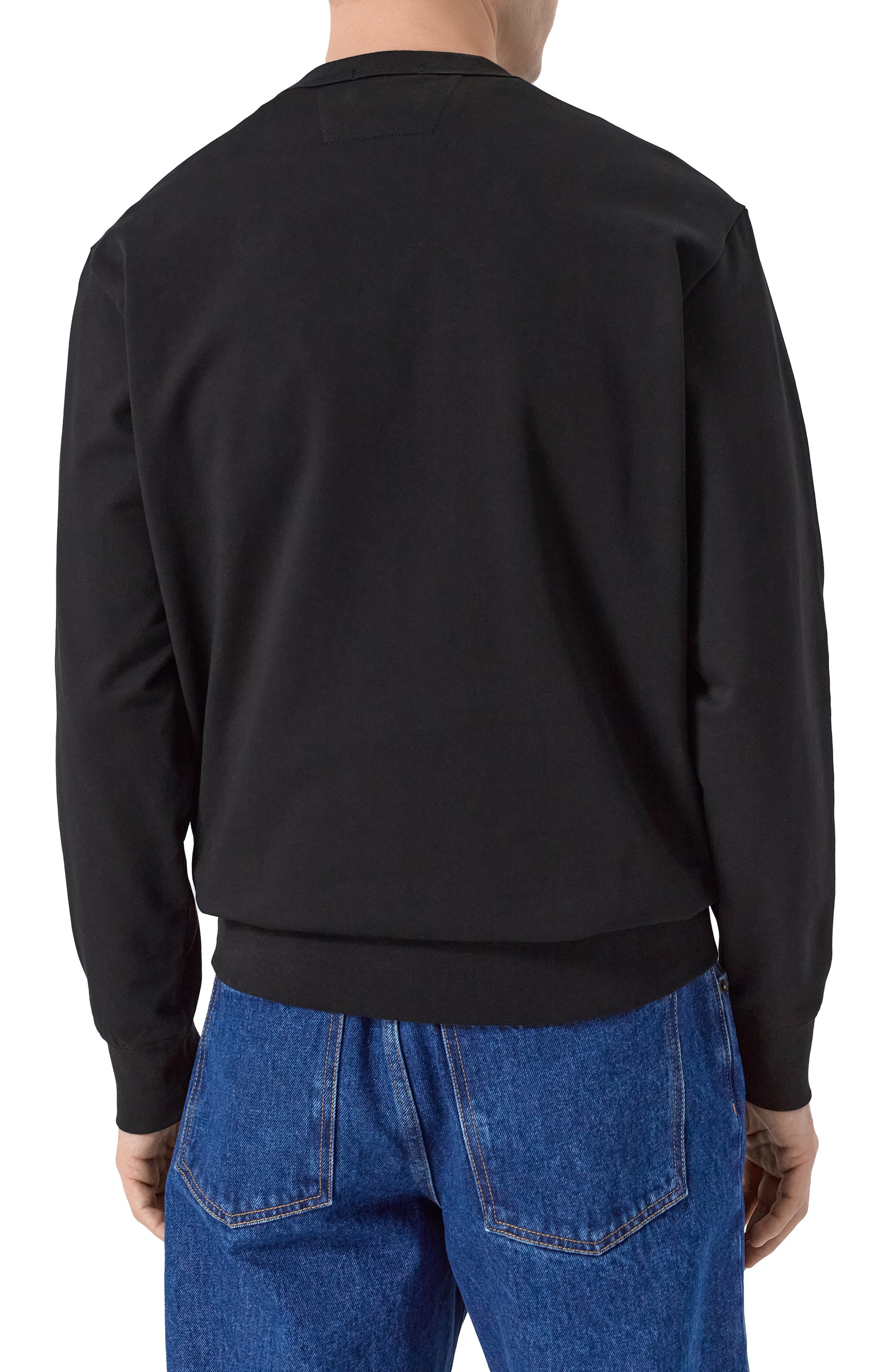 Хлопковый свитшот C.P. COMPANY, арт. 18CLSS051A006452W, фото 4