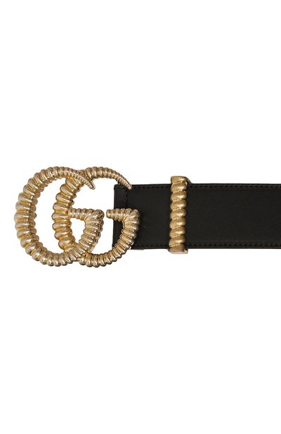Кожаный ремень GUCCI черного цвета по цене 71280 руб., арт. 524105 AP00G, фото 4 Кожаный ремень GUCCI, арт. 524105 AP00G, фото 4