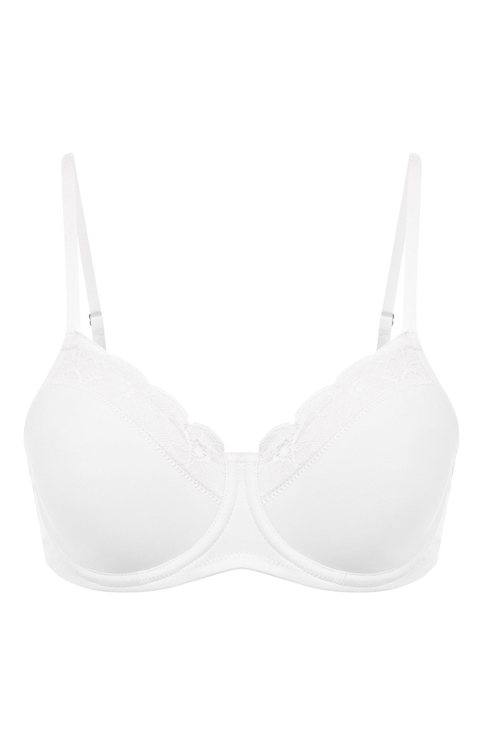 Хлопковый бюстгальтер HANRO белого цвета по цене 16440 руб., арт. 072433, фото 1 Хлопковый бюстгальтер HANRO, арт. 072433, фото 1