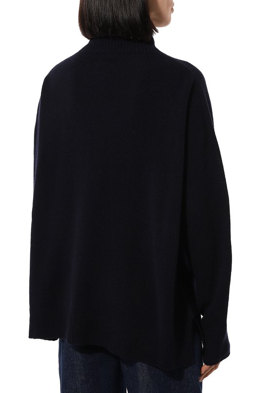 Свитер из шерсти и кашемира Emporio Armani EW000239/AF10749 Синий  EW000239/AF10749 Фото 4
