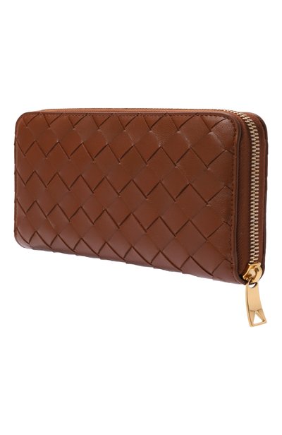 Кожаное портмоне BOTTEGA VENETA темно-коричневого цвета по цене 117500 руб., арт. 814674/VCPP2, фото 2 Кожаное портмоне BOTTEGA VENETA, арт. 814674/VCPP2, фото 2