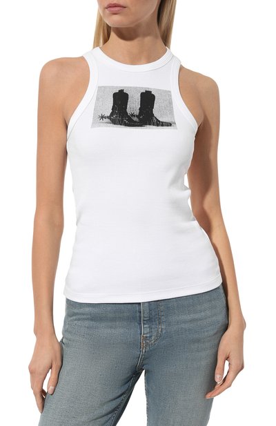 Хлопковая майка HUGO, арт. 50508634, фото 3