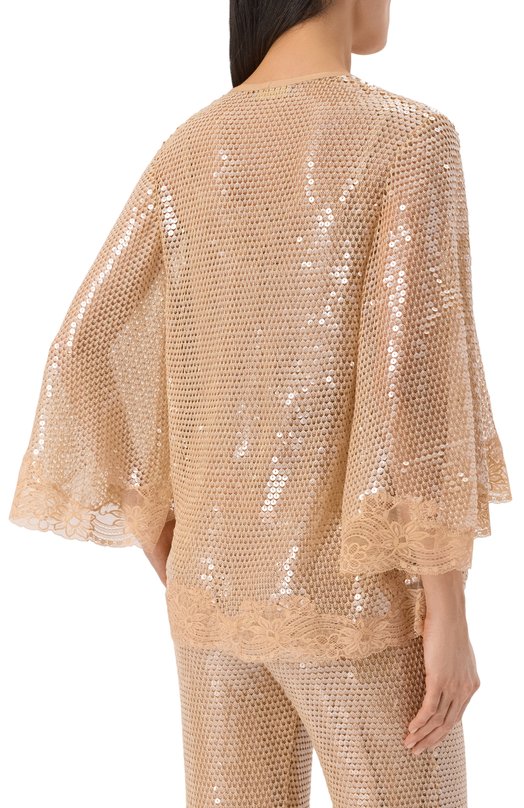 Комплект из жакета и топа Elie Saab TW009NR26/TUL03 Бежевый  TW009NR26/TUL03 Фото 4