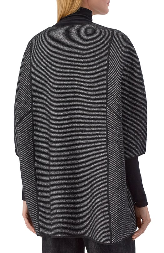 Двустороннее пальто из шерсти и хлопка Emporio Armani EW001235/AF18163 Серый  EW001235/AF18163 Фото 4