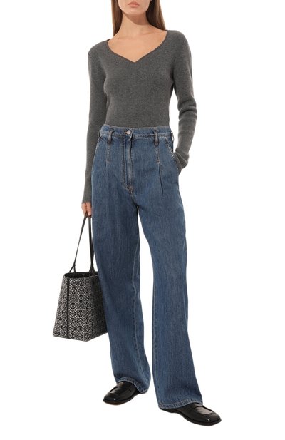 Кашемировый пуловер FREEAGE, арт. FW 20082-LGGM, фото 2