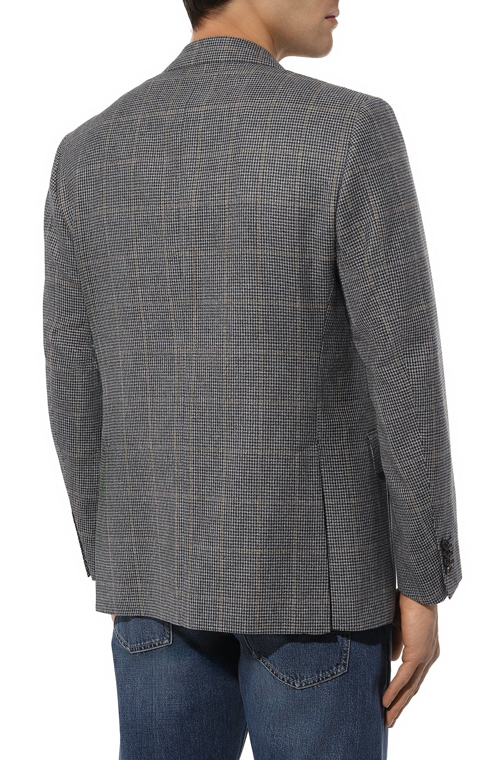 Пиджак из шелка и шерсти CORNELIANI, арт. 93X008-9316215, фото 4