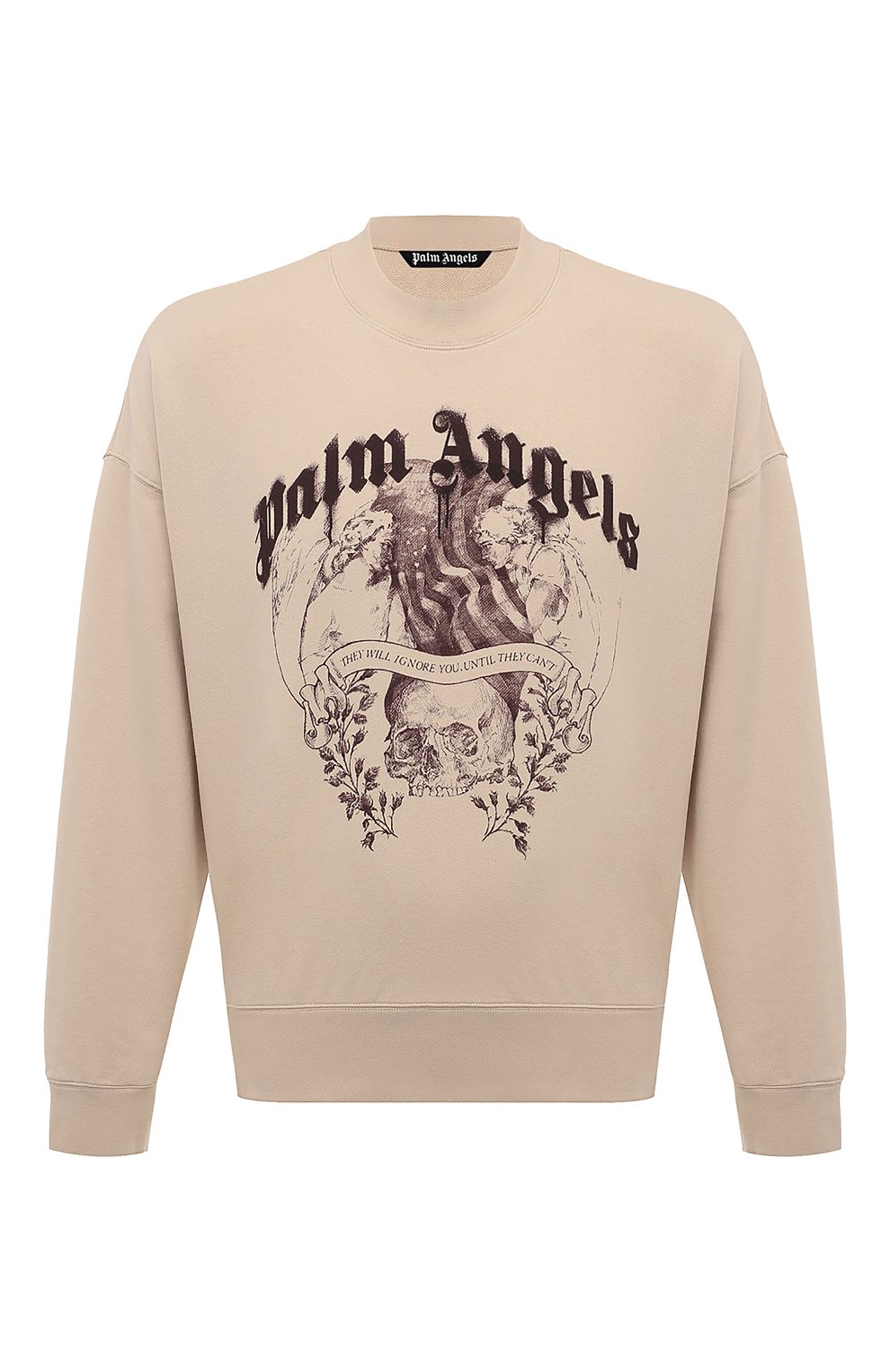 Хлопковый свитшот PALM ANGELS, арт. PMBA026F24FLE001, фото 1