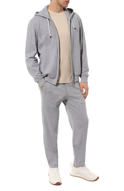 Хлопковые брюки BRUNELLO CUCINELLI, арт. M0T353243G, фото 2