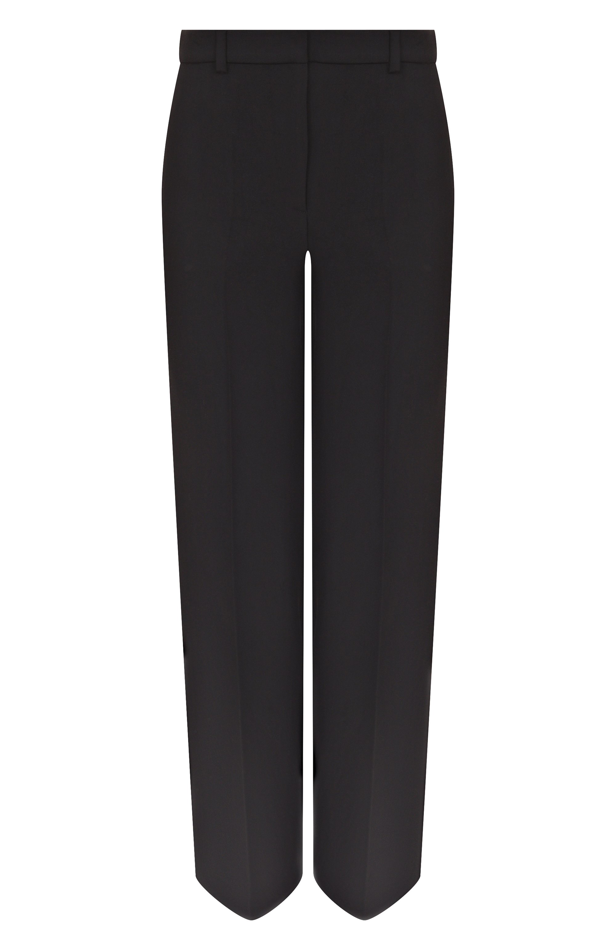 Брюки LESYANEBO черного цвета по цене 40000 руб., арт. LN07H-1057_MAR, фото 1 Брюки LESYANEBO, арт. LN07H-1057_MAR, фото 1