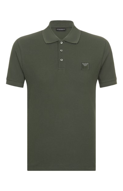 Мужское хлопковое поло EMPORIO ARMANI, арт. EM000571/AF12336