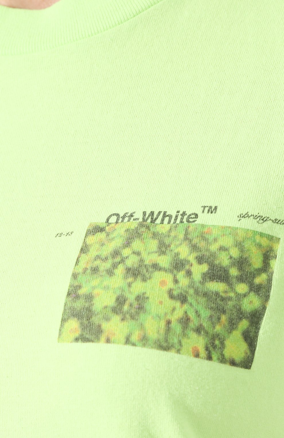 Хлопковая футболка OFF-WHITE, арт. 0WAA049S19D960786288, фото 5