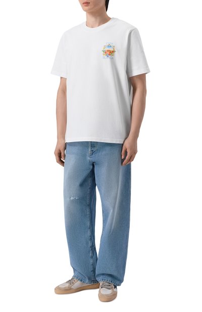 Хлопковая футболка CASABLANCA, арт. M-SS26-JTS-001-13, фото 2