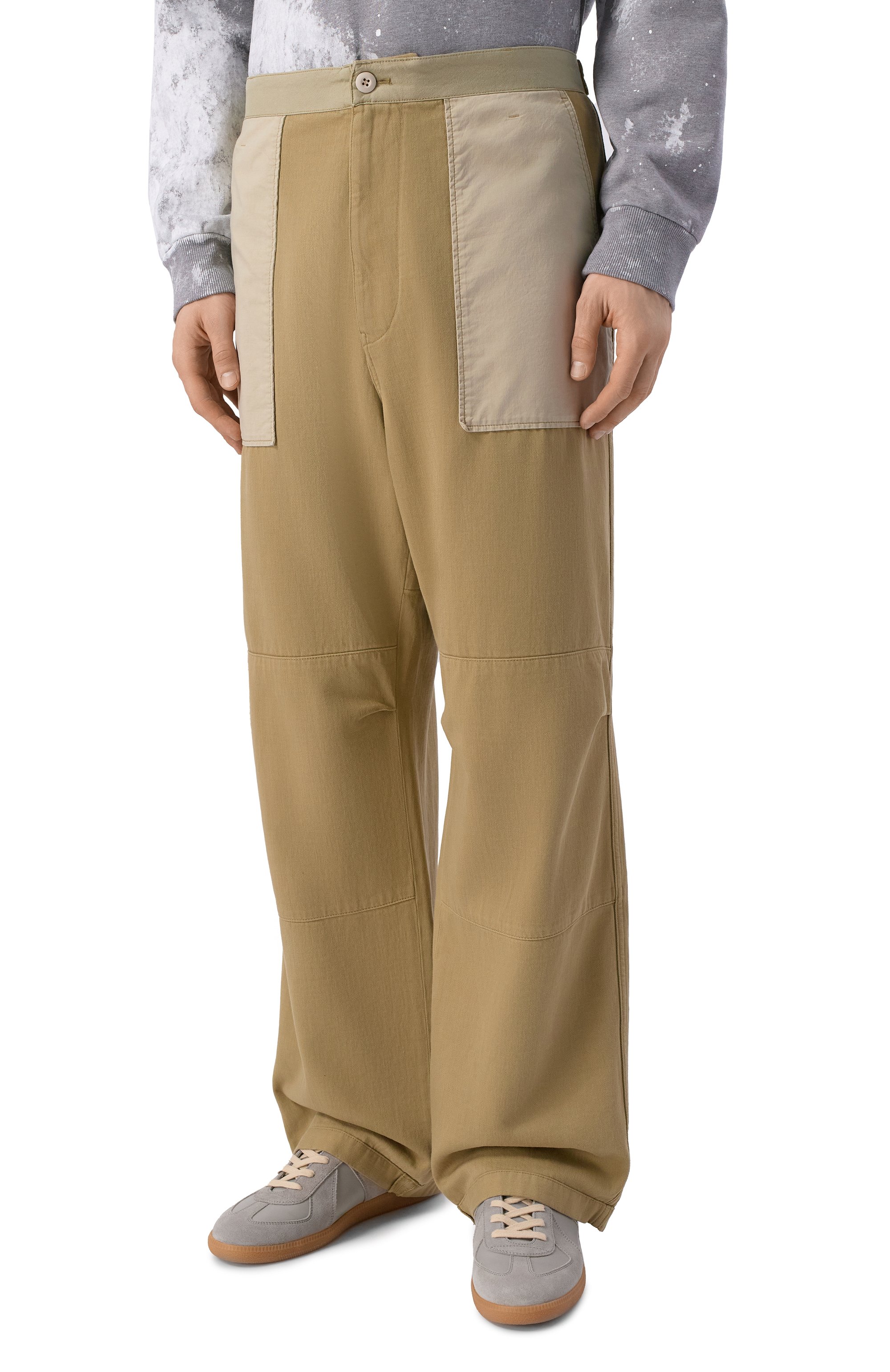 Хлопковые брюки MM6, арт. SH2KA0061/M35877, фото 3