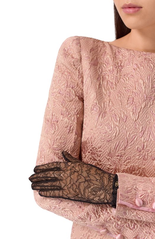 Перчатки Valentino 7W0GD00H/FPW Чёрный  7W0GD00H/FPW Фото 2
