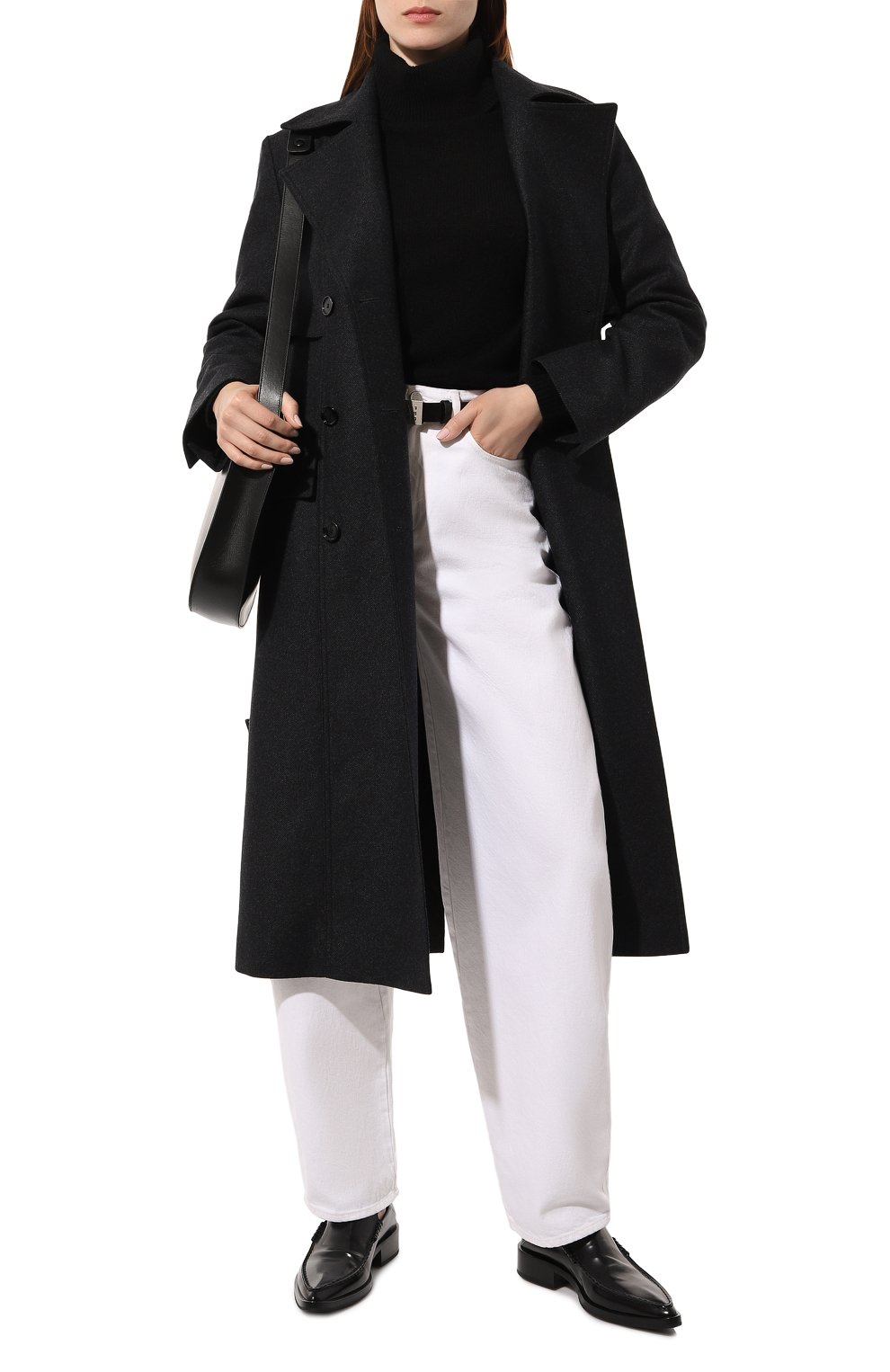 Шерстяное пальто BOSS темно-серого цвета по цене 63300 руб., арт. 50518503, фото 2 Шерстяное пальто BOSS, арт. 50518503, фото 2