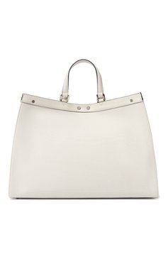 Женская сумка peekaboo FENDI черно-белого цвета, арт. 8BH374 AJQY | Фото 6 (Материал: Текстиль; Размер: large; Сумки-технические: Сумки-шопперы; Автоматизация состава: Проставлено; Автоматизация ТО: Проставлено)