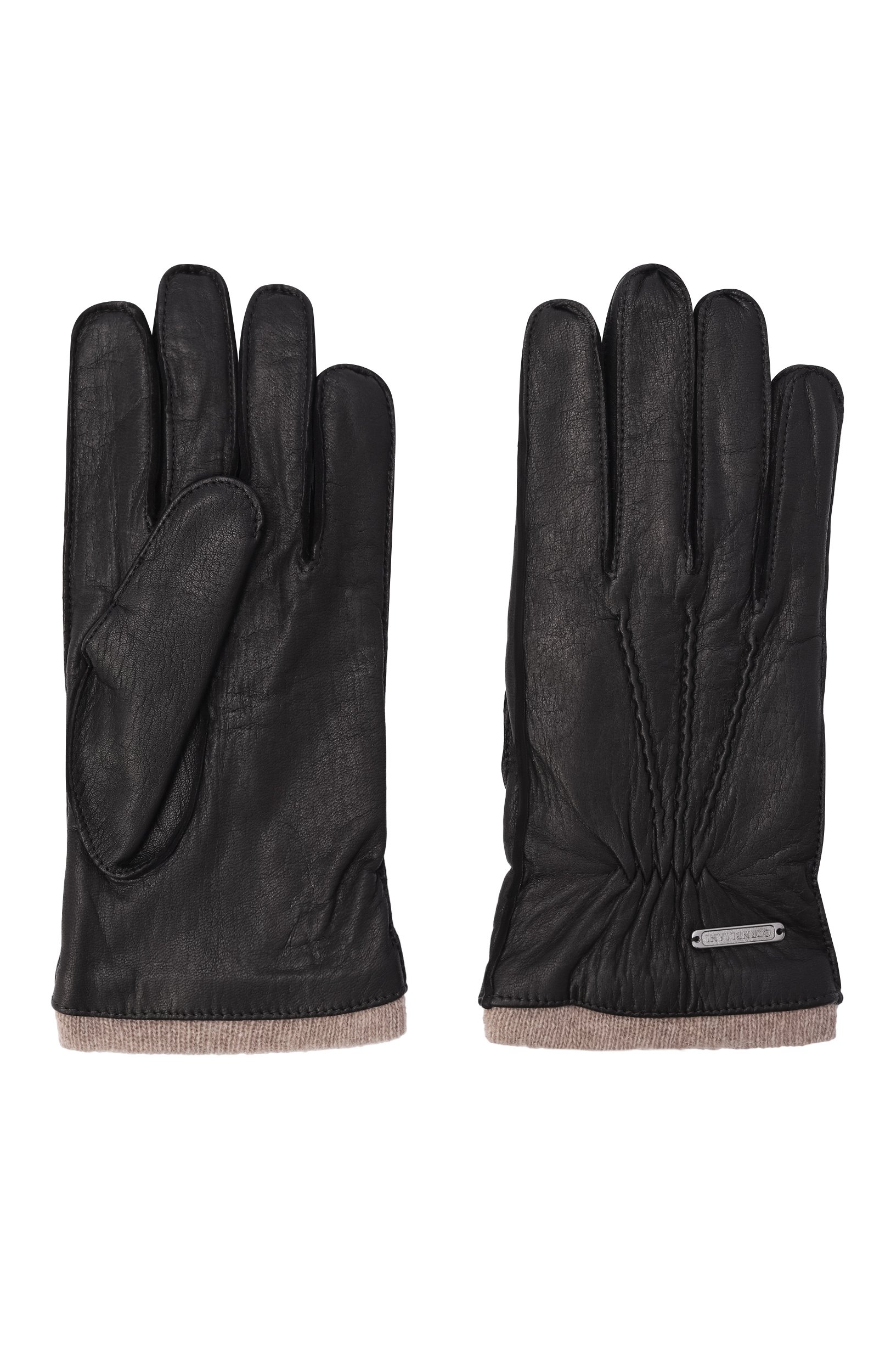 Кожаные перчатки CORNELIANI черного цвета по цене 67350 руб., арт. 28Q310/2A20581, фото 2 Кожаные перчатки CORNELIANI, арт. 28Q310/2A20581, фото 2