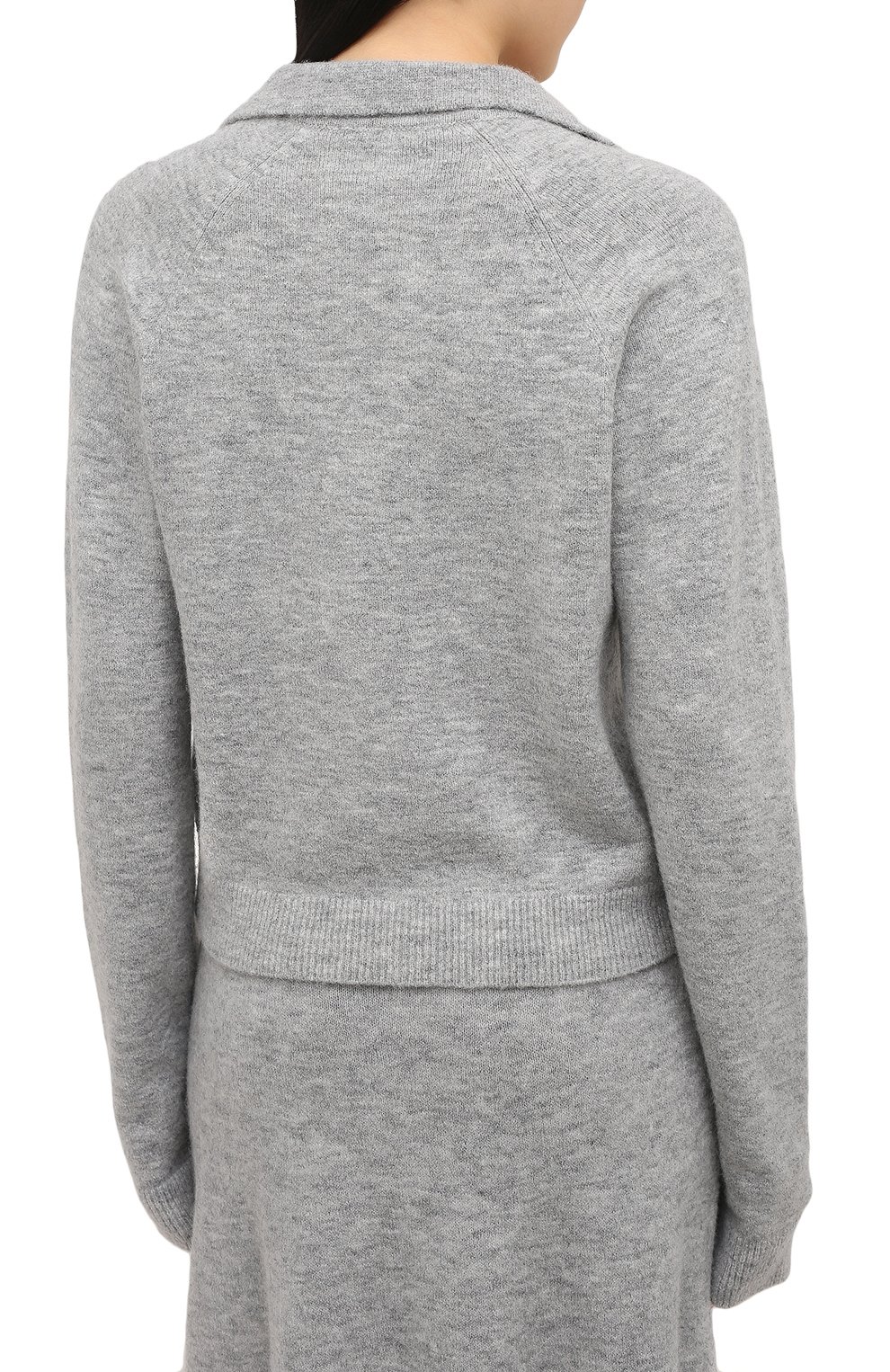 Кардиган NANUSHKA, арт. CADE_HEATHER GREY_FLUFFY KNIT, фото 4