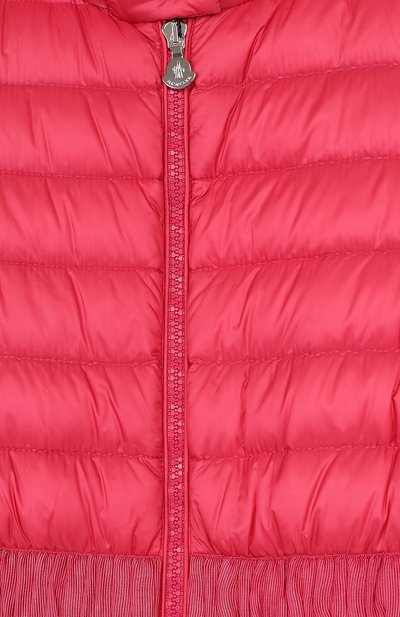 Стеганое пуховое пальто с капюшоном и эластичной вставкой на поясе MONCLER ENFANT, арт. D1-954-49915-99-53048/12-14A, фото 3