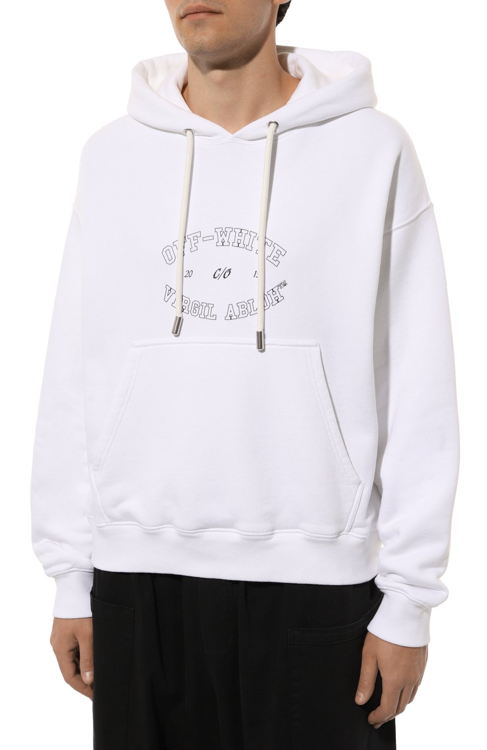 Хлопковое худи OFF-WHITE, арт. 0MBB085F24FLE00S, фото 3