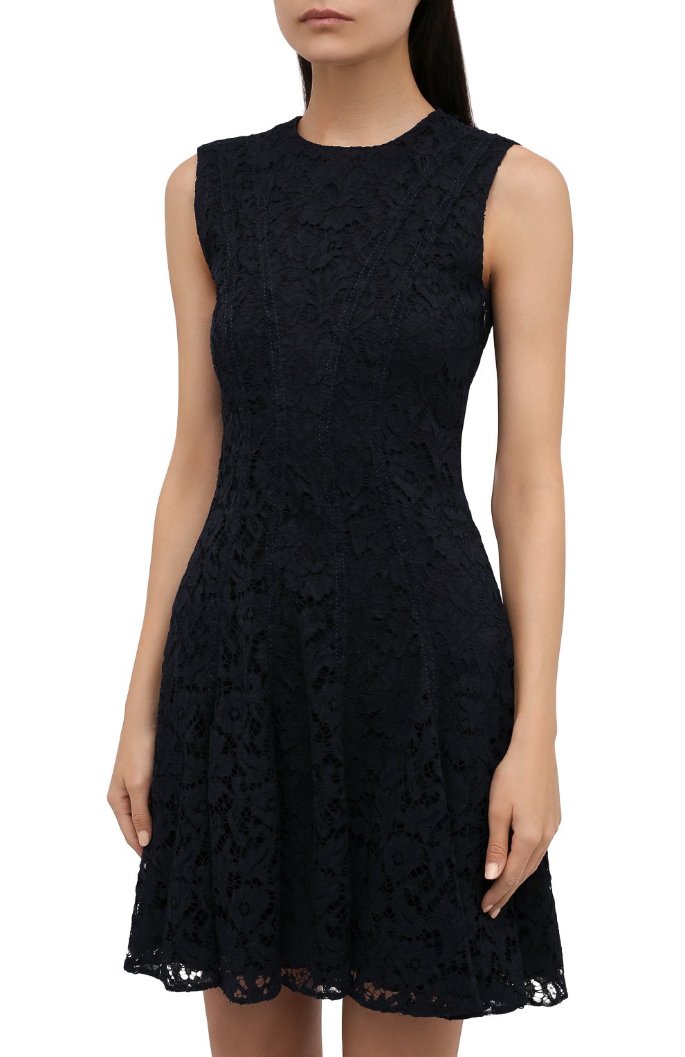 Платье из вискозы и хлопка VALENTINO, арт. WB3VAWM31EC, фото 3