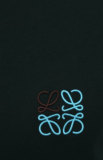 Хлопковая футболка LOEWE, арт. H526Y22J01, фото 5