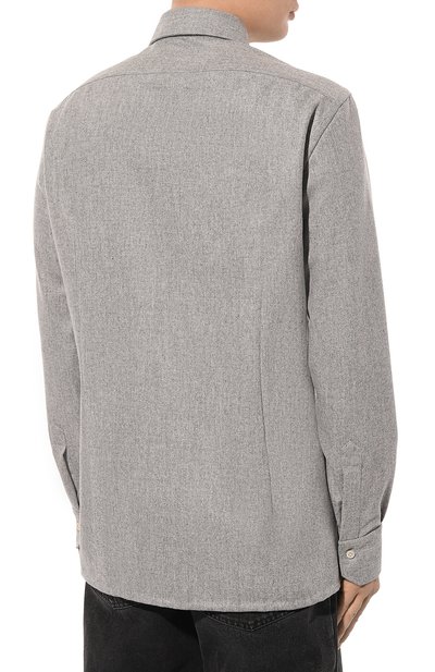 Шерстяная рубашка KITON, арт. UMCNERK0131C01, фото 4