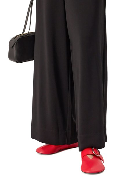 Кожаные балетки JIL SANDER, арт. J15WZ0031/P8175, фото 3