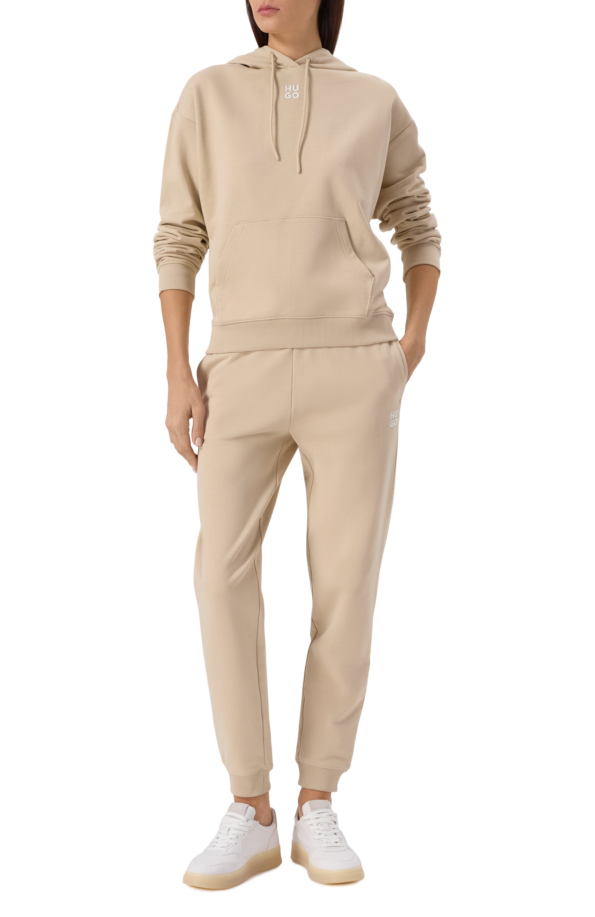 Хлопковые джоггеры HUGO, арт. 50522417, фото 2