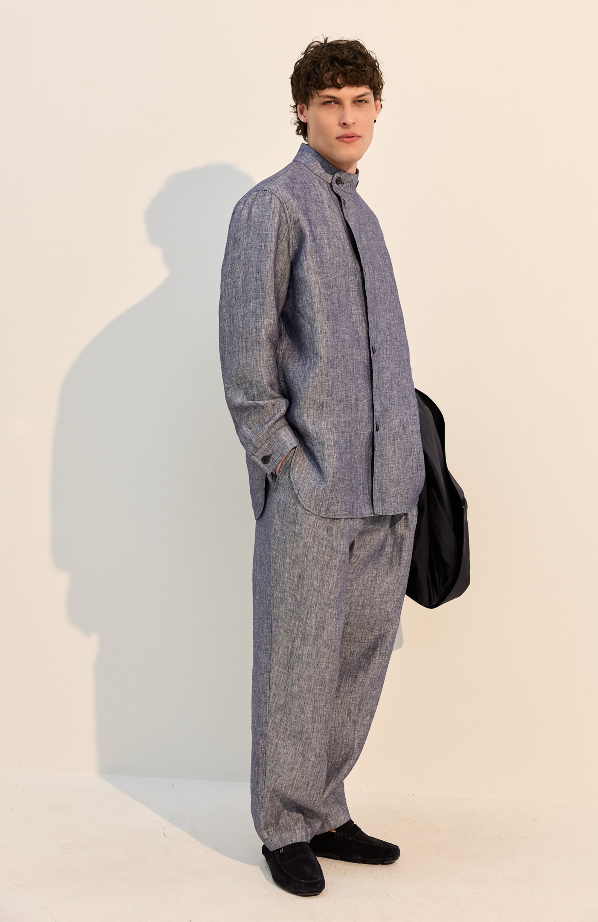 Льняные брюки GIORGIO ARMANI, арт. GM003358/TE20689, фото 6