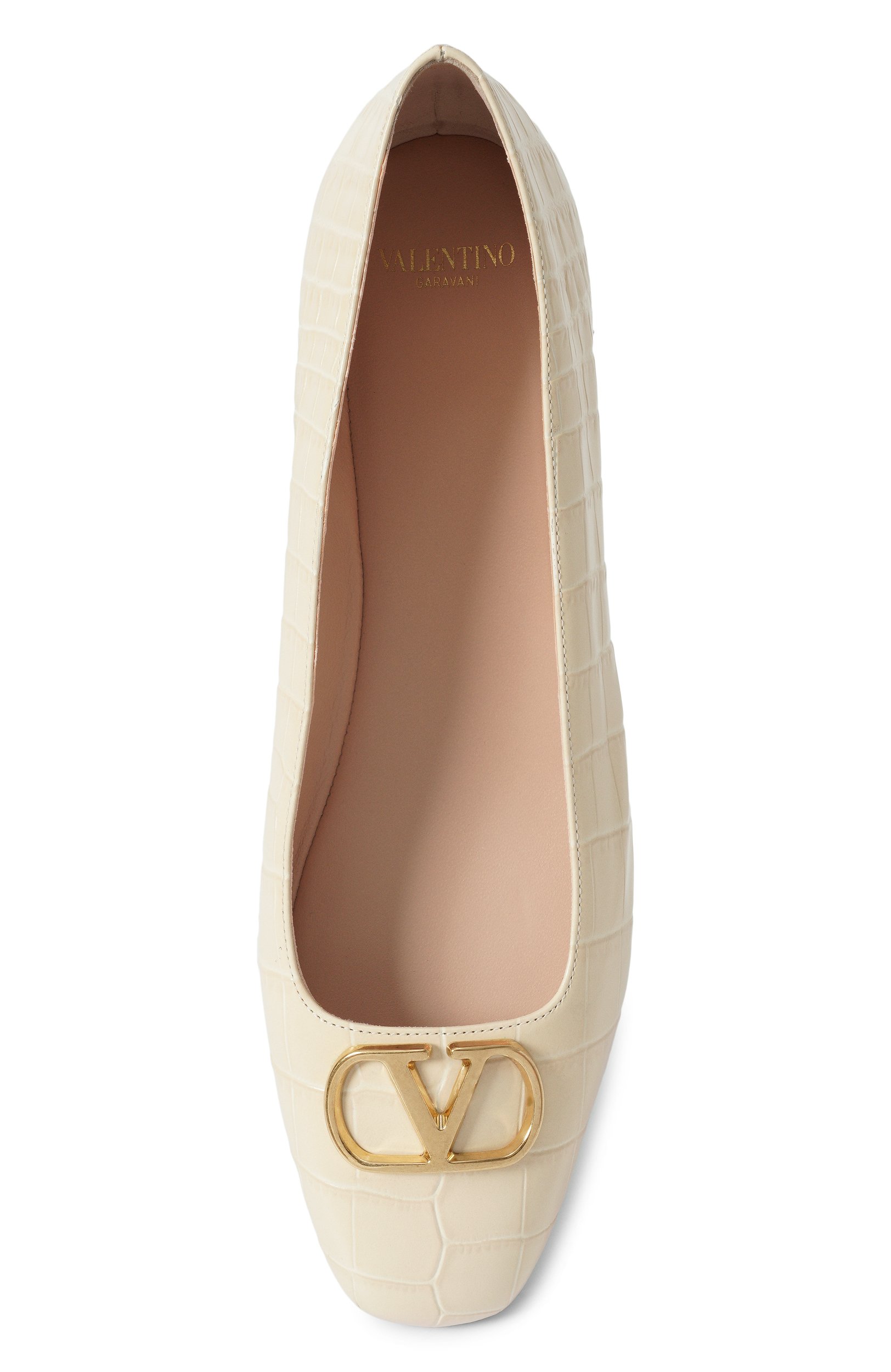 Кожаные балетки vlogo signature VALENTINO, арт. 9W2S0PI8/LUR, фото 6