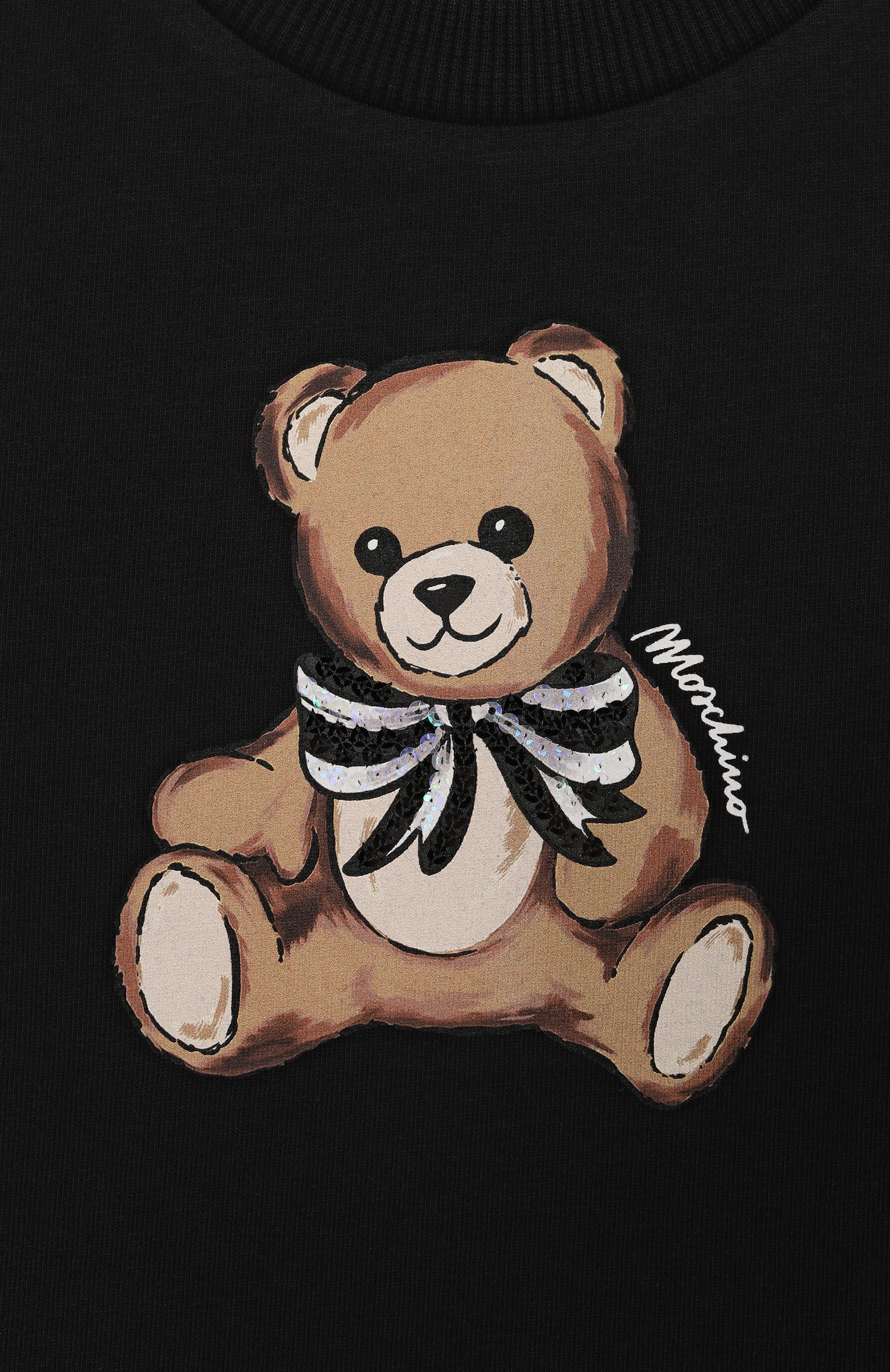 Хлопковая футболка MOSCHINO, арт. HCM06K/LBA11/4-8, фото 3