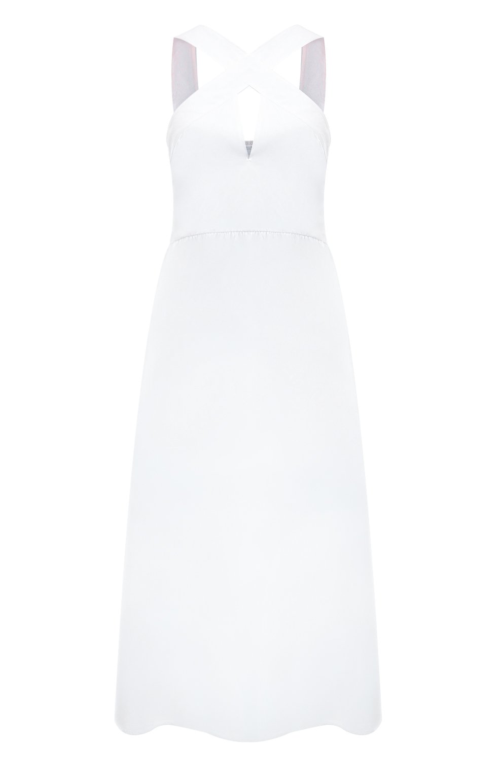 Хлопковое платье WEEKEND MAX MARA белого цвета по цене 45160 руб., арт. STELVIO 241622107, фото 1 Хлопковое платье WEEKEND MAX MARA, арт. STELVIO 241622107, фото 1