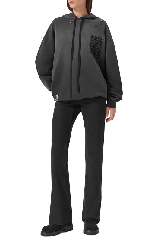 Замшевые ботинки Skagi Ann Demeulemeester B0013288/LT147 Чёрный  B0013288/LT147 Фото 3