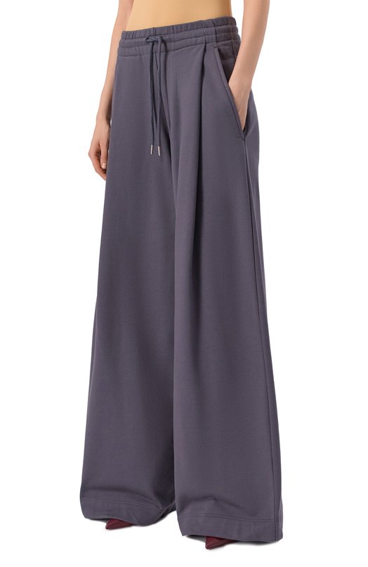 Хлопковые брюки Dries Van Noten 252-011139-2611 Серый  252-011139-2611 Фото 3
