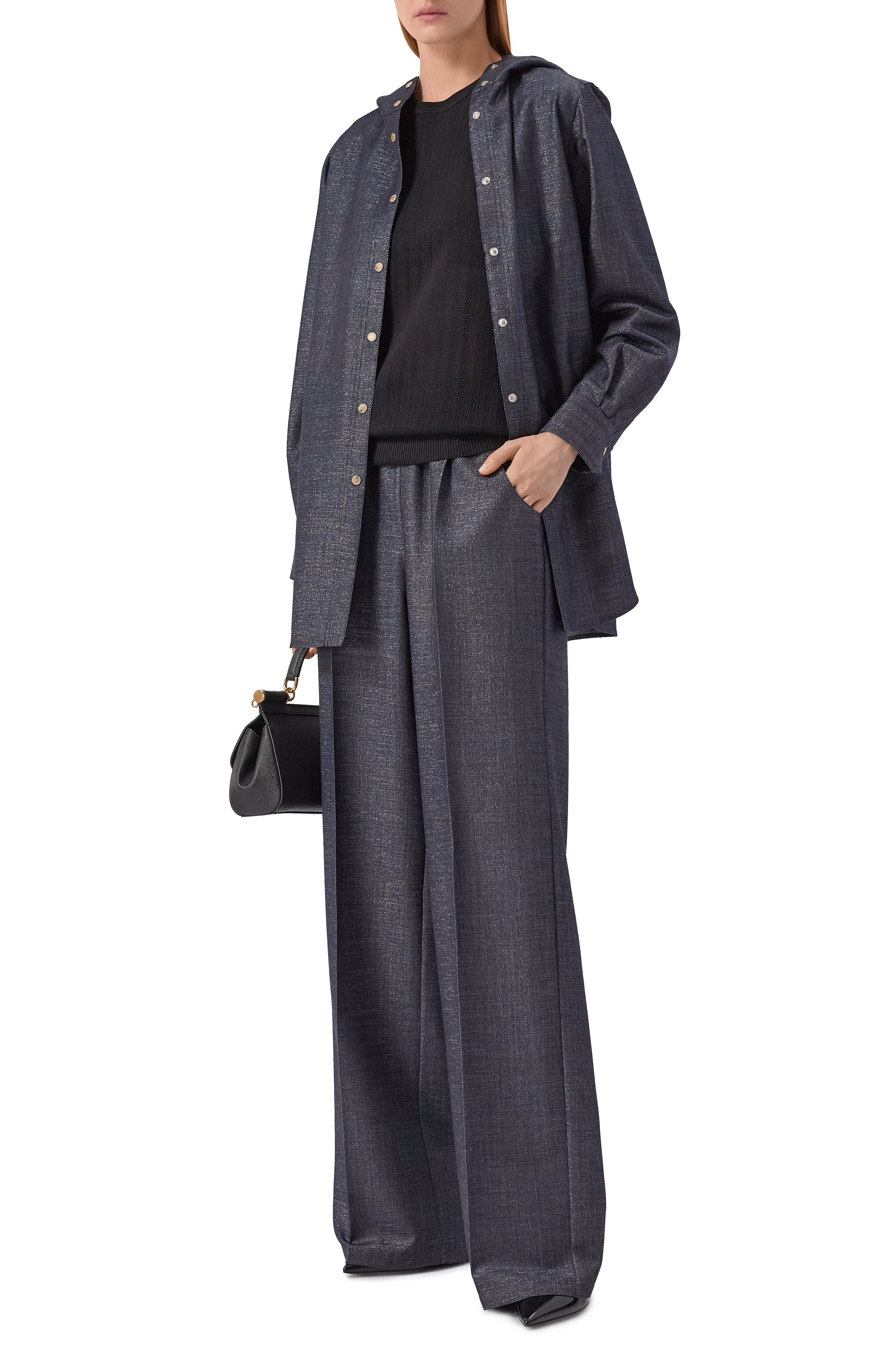 Шерстяные брюки KITON, арт. D48122K0901, фото 2