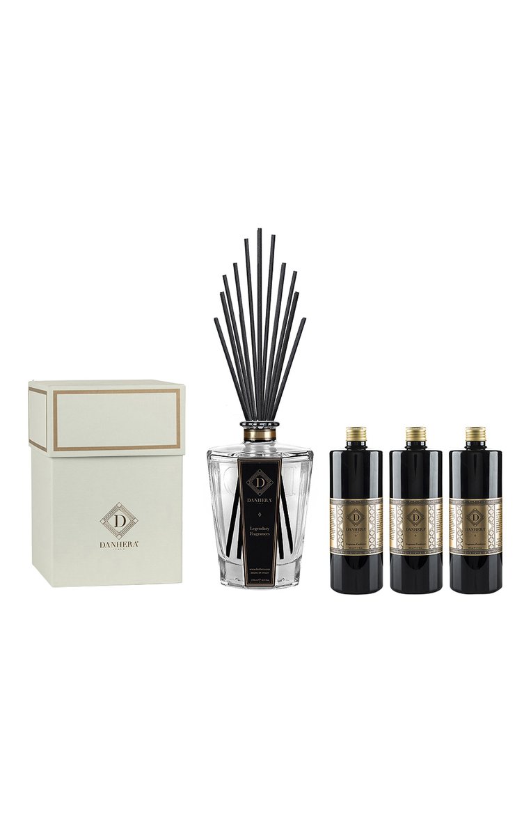 Набор ароматизаторов воздуха pretiosa (1250+3x500ml) DANHERA ITALY бесцветного цвета, арт. DANHPRE1250DEC | Фото 1 (Нос: Не проставлено; Региональные ограничения белый �список (Axapta Mercury): Не проставлено; Ограничения доставки: flammable)