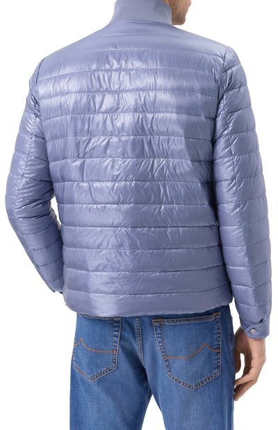 Двусторонняя куртка HERNO голубого цвета по цене 99500 руб., арт. PI001206U/12017Z, фото 4 Двусторонняя куртка HERNO, арт. PI001206U/12017Z, фото 4