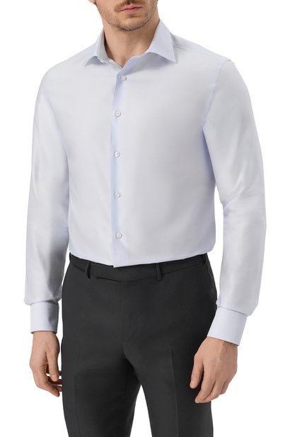 Хлопковая сорочка CANALI, арт. NCLX018/GR03440, фото 3