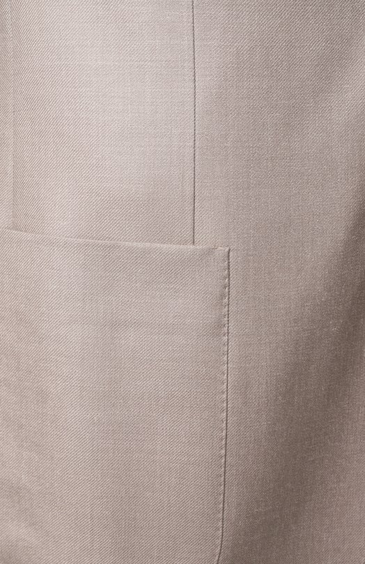 Пиджак из шерсти и шелка Corneliani 25X002-2518289 Бежевый  25X002-2518289 Фото 8