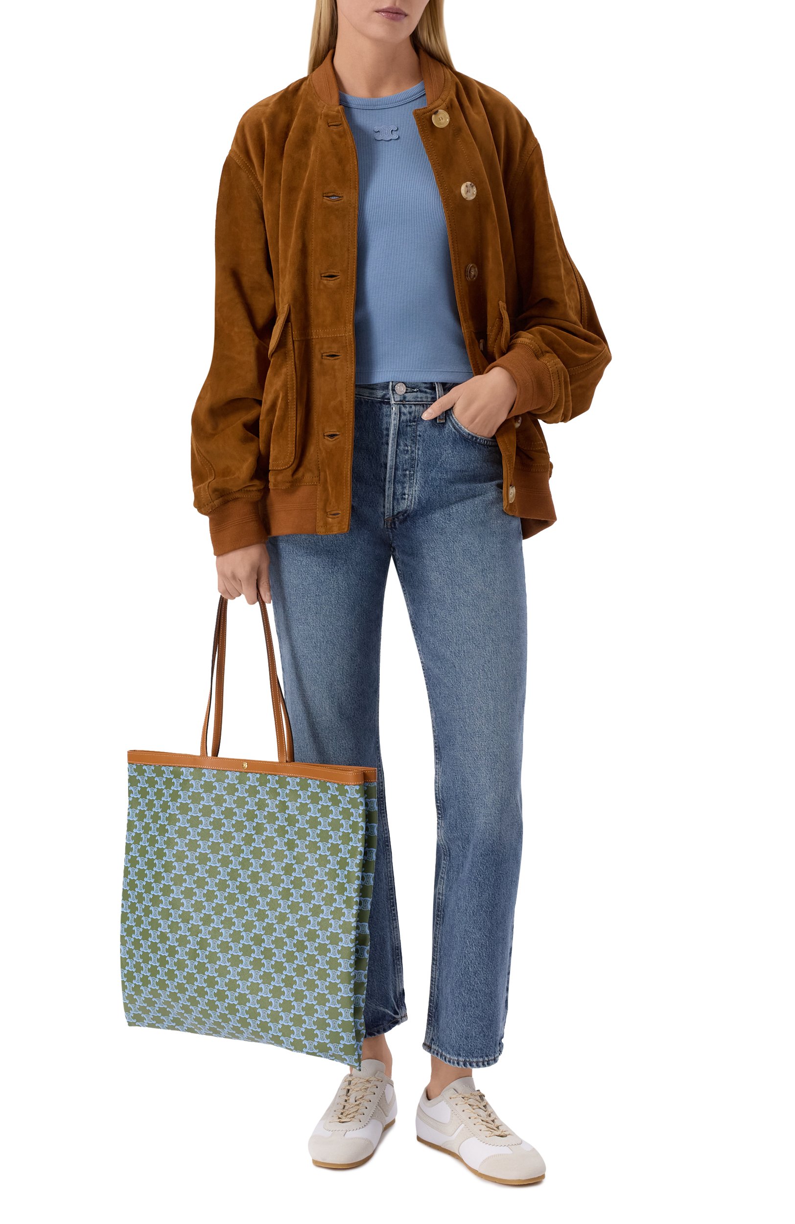 Сумка-шопер flat large CELINE, арт. 12384/2093, фото 3