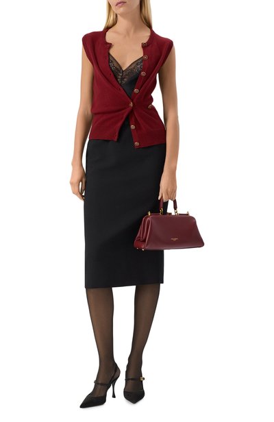 Сумка grandma medium DOLCE & GABBANA бордового цвета по цене 324500 руб., арт. BB7986/BF984, фото 3 Сумка grandma medium DOLCE & GABBANA, арт. BB7986/BF984, фото 3