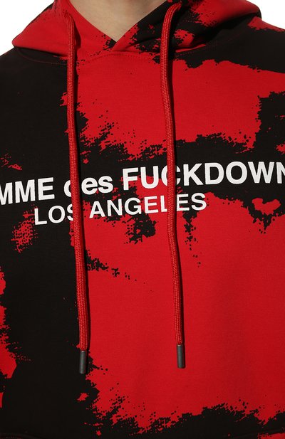 Хлопковое худи COMME DES FUCKDOWN, арт. CDFU1642SFC, фото 5