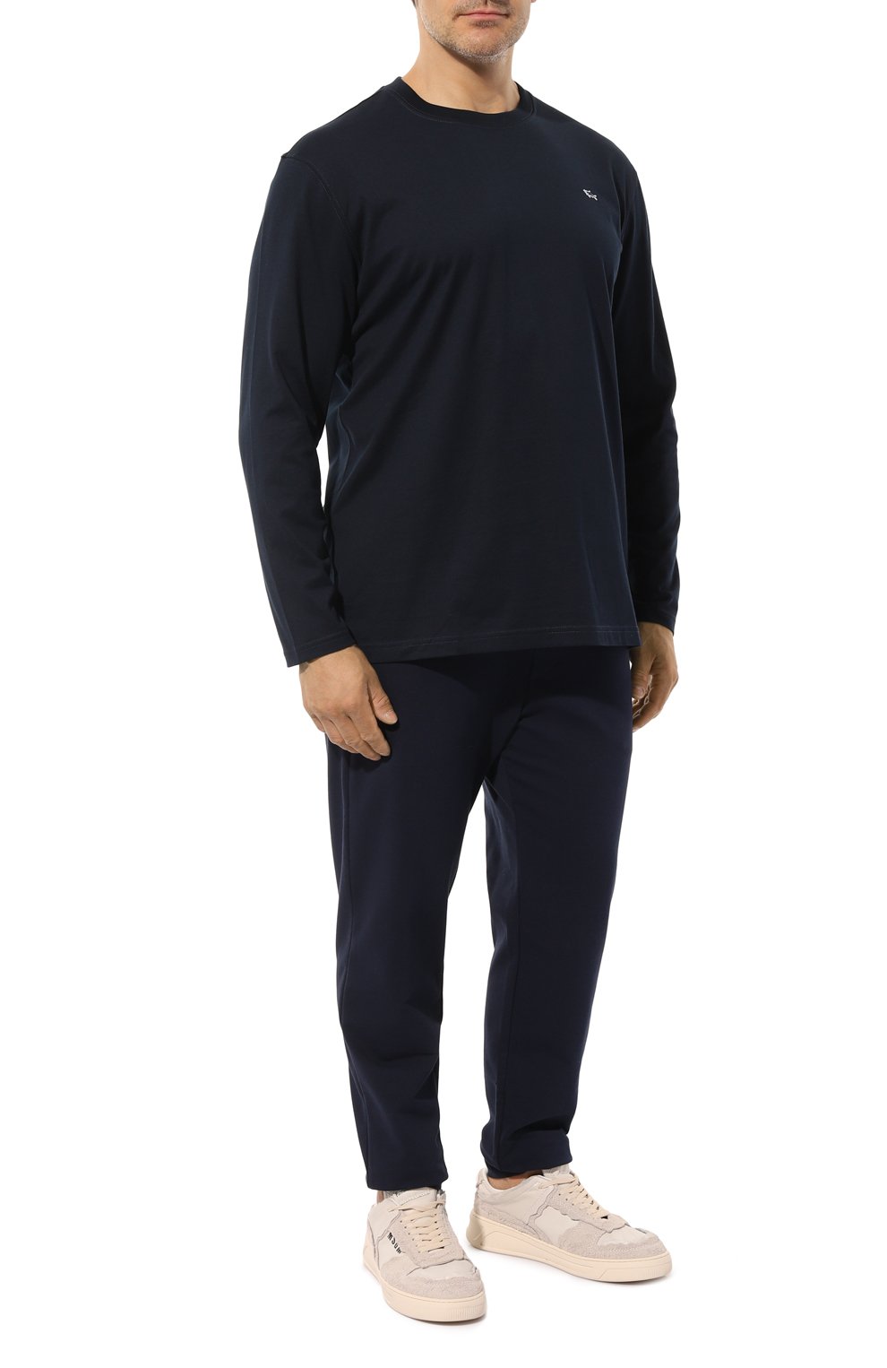 Хлопковый лонгслив PAUL&SHARK, арт. C0P1093, фото 2