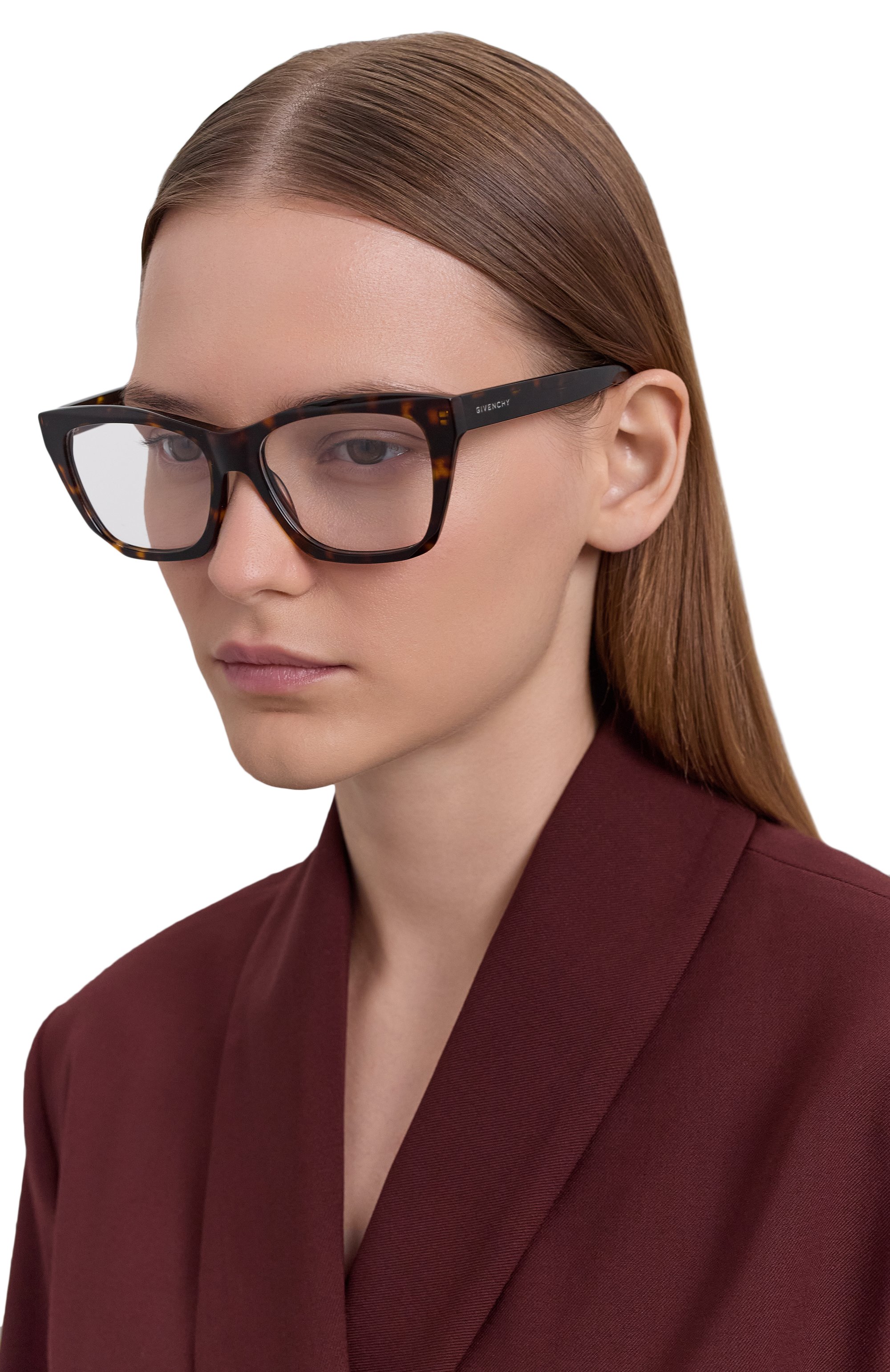 Оправа GIVENCHY коричневого цвета по цене 28950 руб., арт. GV50088I 052, фото 2 Оправа GIVENCHY, арт. GV50088I 052, фото 2