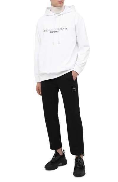 Хлопковое худи OPENING CEREMONY, арт. YMBB001F20FLE007, фото 2