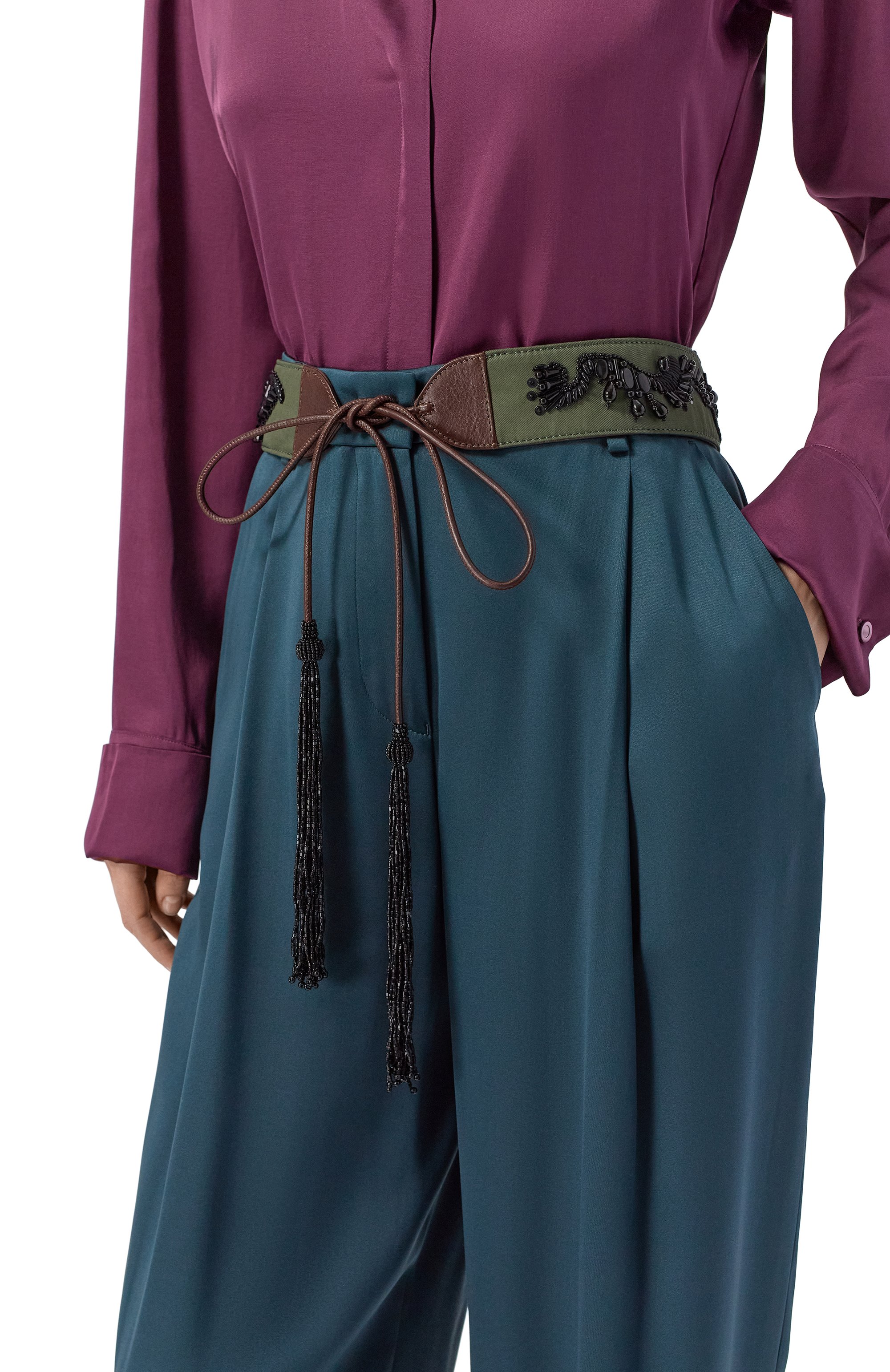 Текстильный пояс DRIES VAN NOTEN, арт. 011411/3103, фото 2